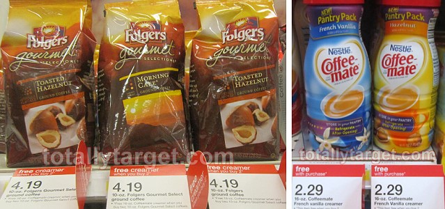 FREE Coffee-Mate wyb 2 Folgers Gourmet Selections | TotallyTarget.