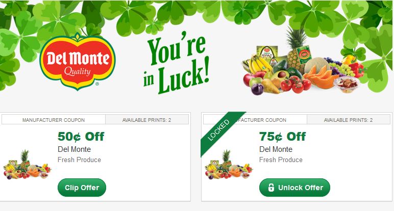 Rare Printable Coupons For Del Monte Fresh Produce