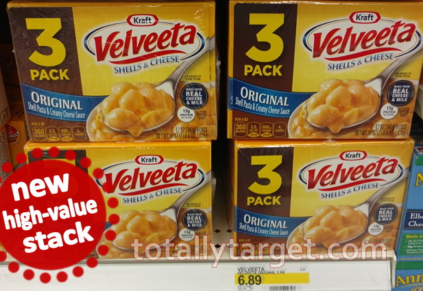 New Velveeta Shells &amp; Cheese Coupon = $1.42 A Box | TotallyTarget.com