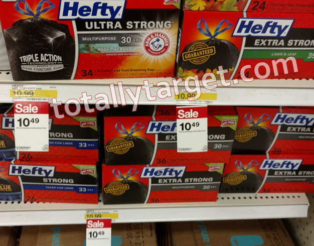 New Hefty Trash Bag Coupons + High-Value Stack | TotallyTarget.com