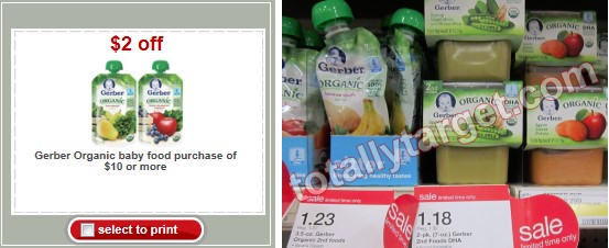 New Gerber Organic Target Coupon to Stack & Deals - TotallyTarget.com