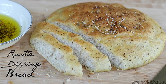rustic dipping bread