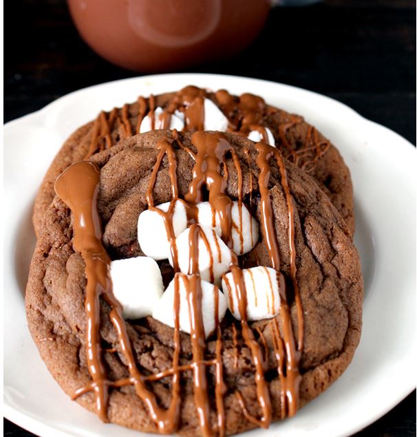 hot chocolate cookies
