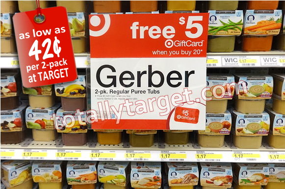 New Gerber Baby Food Coupons = 2pks as low as 42¢ - TotallyTarget.com