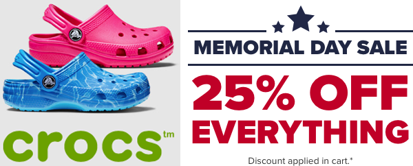 crocs memorial day sale