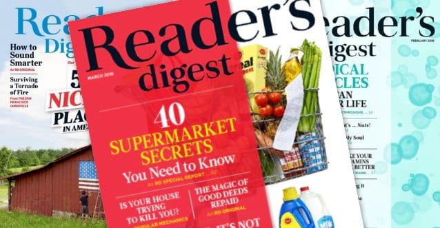 Readers Digest Magazine Covers