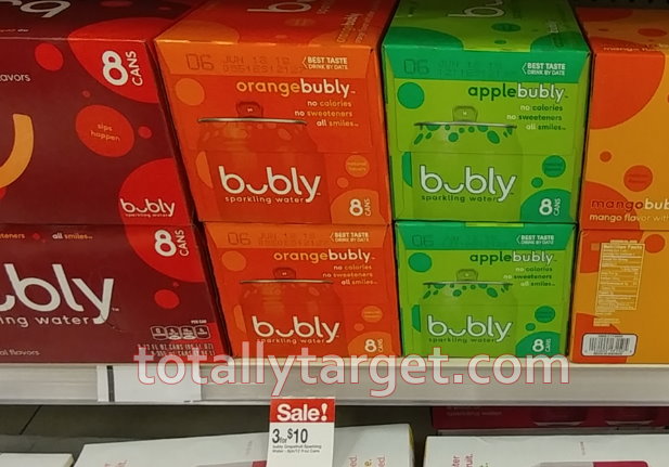 New at Target Bubly Sparkling Water + Big Discounts