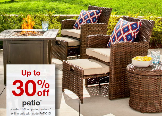 target garden furniture sale
