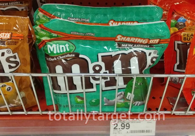 M&M's Chocolate Candies, Dark Chocolate, Mint, Sharing Size - 9.60 oz