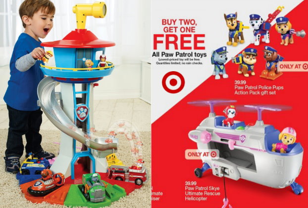 B2G1 FREE All Paw Patrol Toys In Stores 