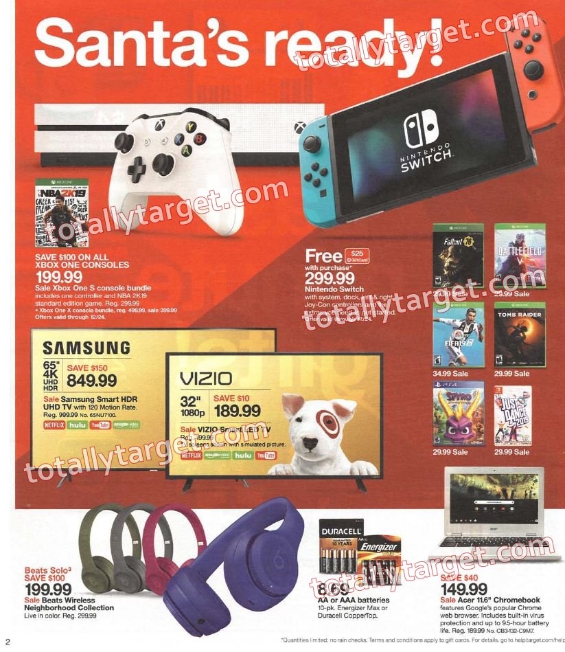 Sneak Peek Target Ad Scan for Week of 12/23-12/29 - TotallyTarget.com - Does Scuf Have Black Friday Deals