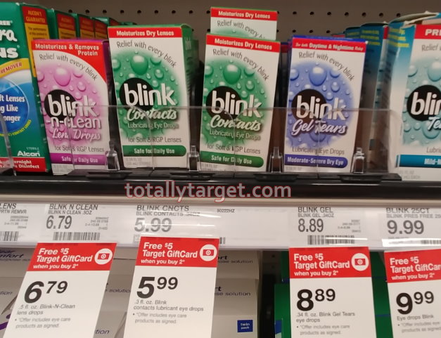 New Target Gift Card Deal on Blink and Revitalens Eye Drops and Contact ...