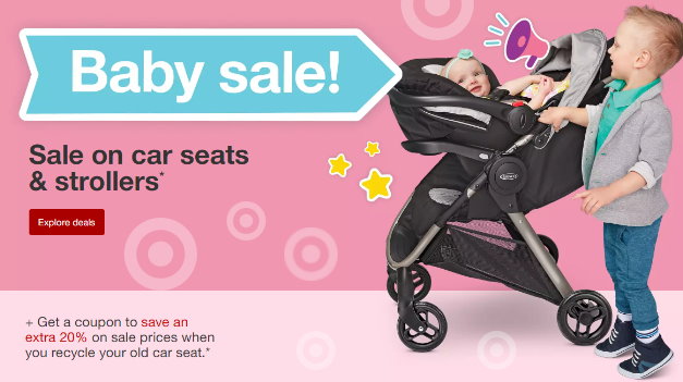 target baby car seats and strollers