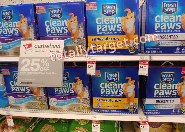 Rare Savings on Fresh Step Clean Paws Cat Litter