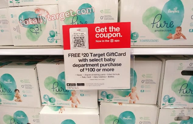 target pampers pure