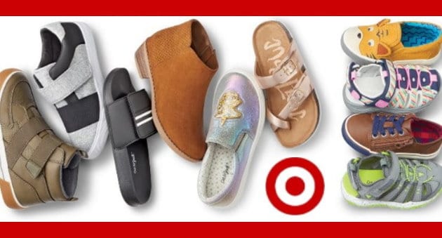 20% Off Shoes for the Family at Target 
