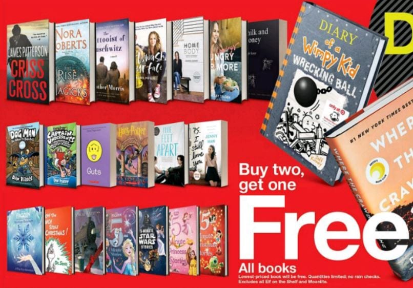 Early Black Friday Target Deal: B2G1 FREE All Books In Stores & Online + Extra Savings with ...