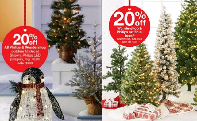 20 Off Christmas Trees Lights More In Stores Online