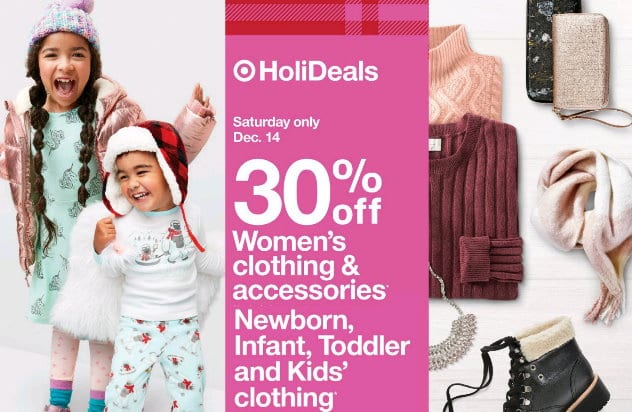 Get an Extra 30% Off Women's, Kids' & Baby Clothing at Target Both In ...
