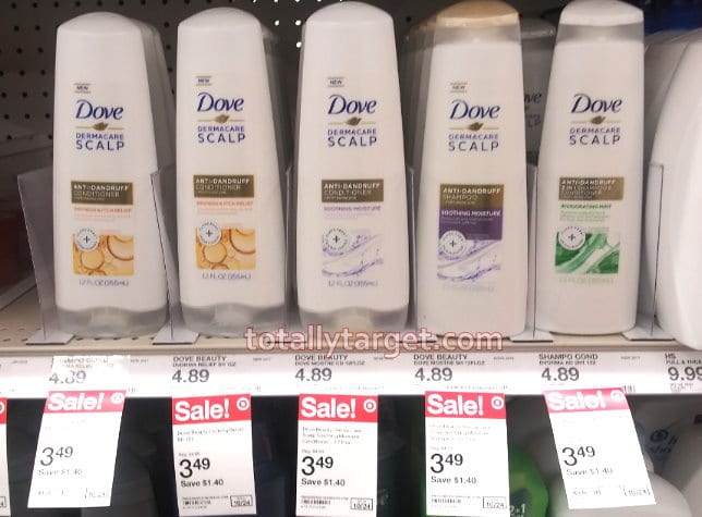 Save Over 70% on Dove Hair Care at Target with Stack & Sale