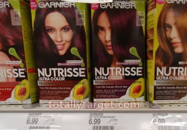 Image of products the Garnier hair color Coupons are valid on