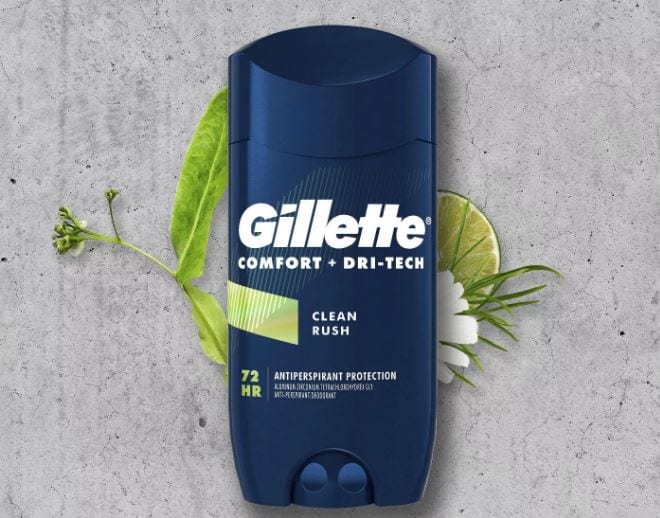 Gillette deodorant