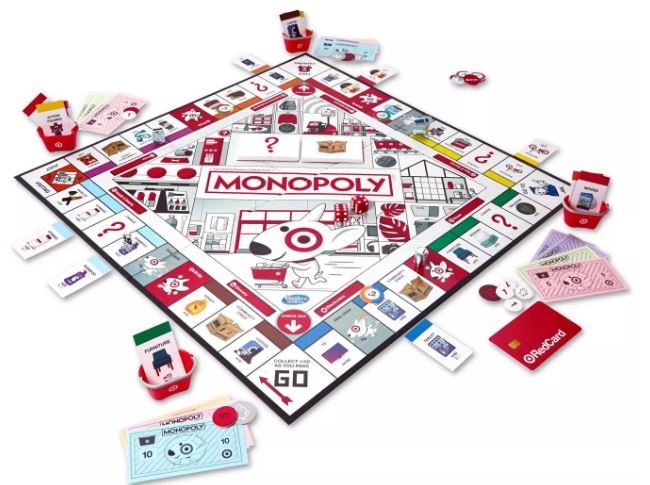 last minute gift ideas including monopoly Target edition