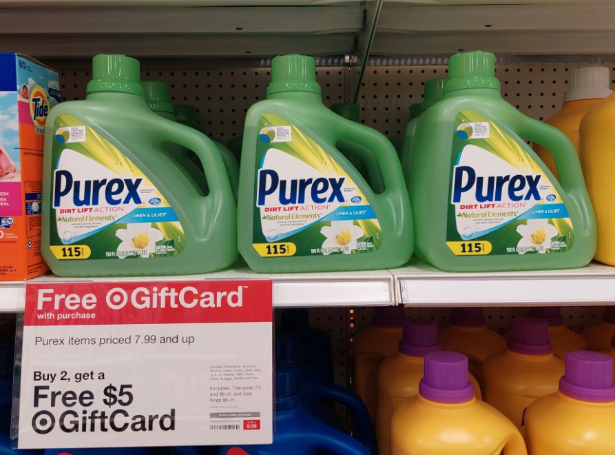 Photo of Purex laundry detergent at Target
