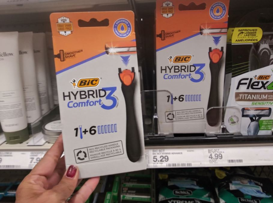 Image of Bic Hybrid 3 razors