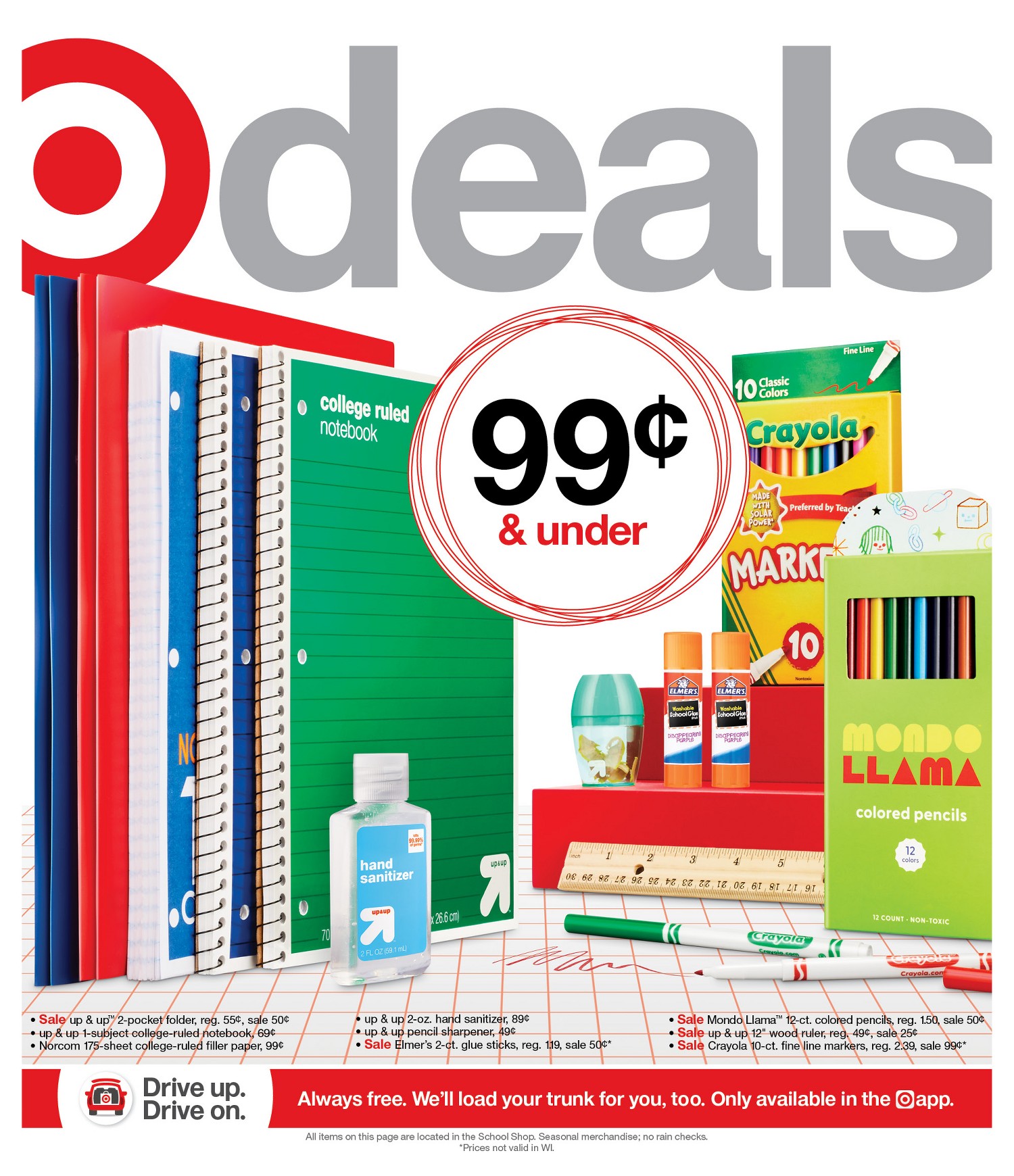 Target Weekly Ad Page 1
