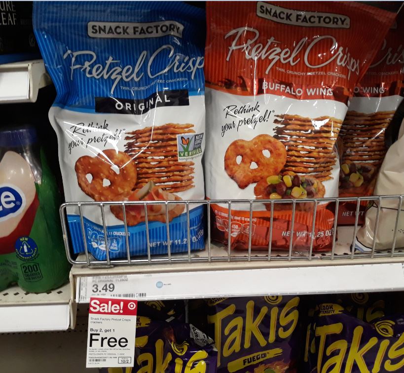 Photo of Snack Factory Pretzel Crisps at Target