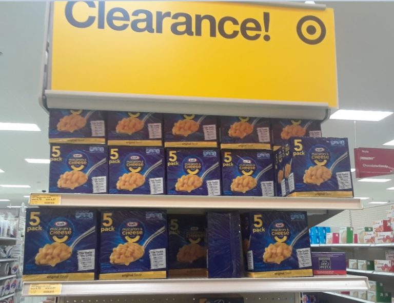 Kraft Macaroni and Cheese Clearance at Target
