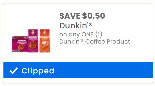Image of Dunkin Coffee Coupon
