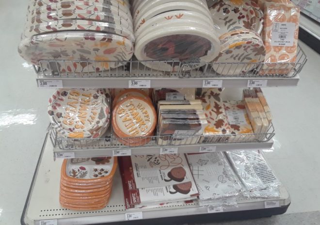 Disposable Fall Tableware at Target