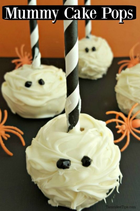 Halloween Recipe for Mummy Cake Pops