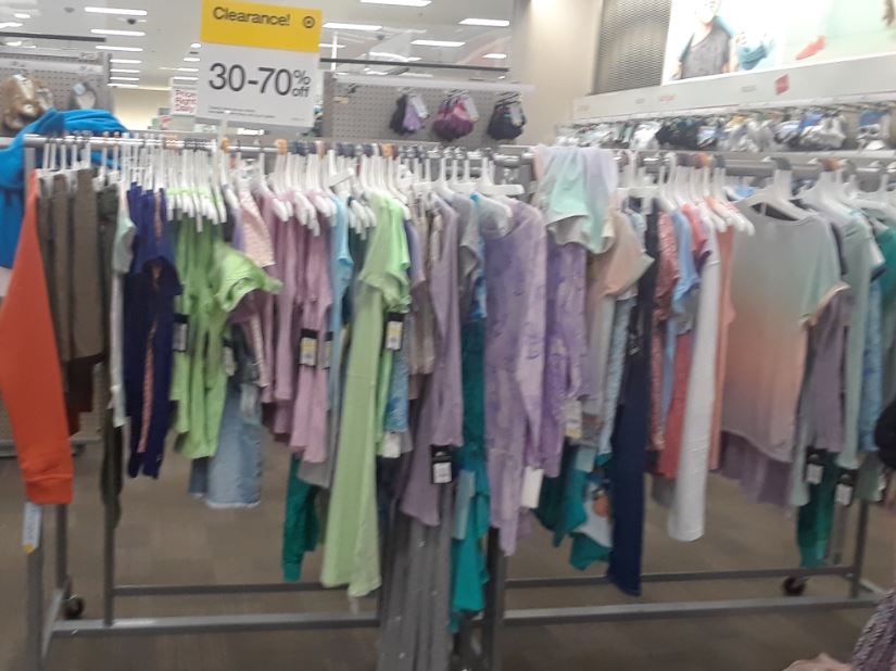 Apparel Clearance at Target