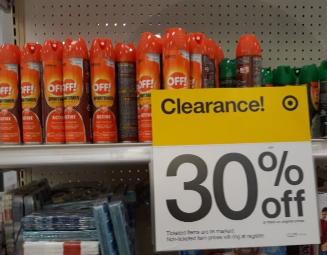 Clearance Off! at Target