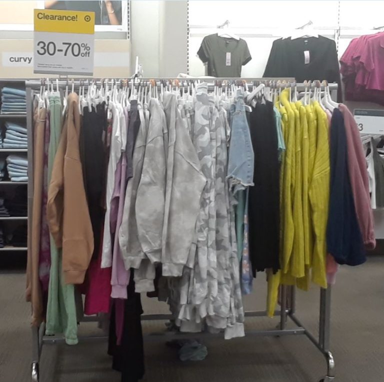Target clearance in Women's apparel