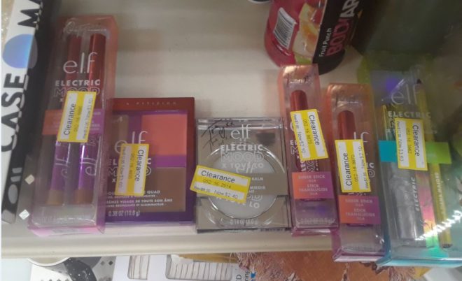 elf cosmetics clearance at Target