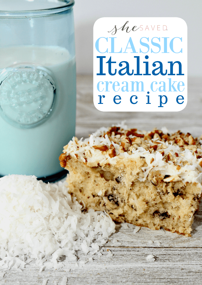 Recipe for classic Italian Cream cake
