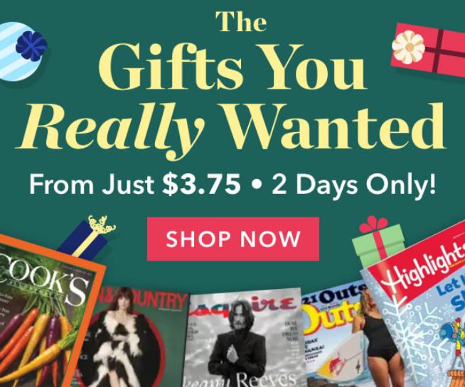 Magazine Sale for Gifts