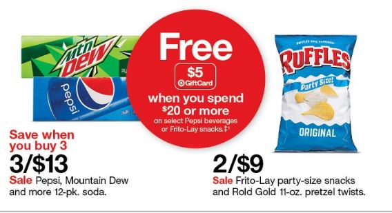 Pepsi Gift Card Target Deal