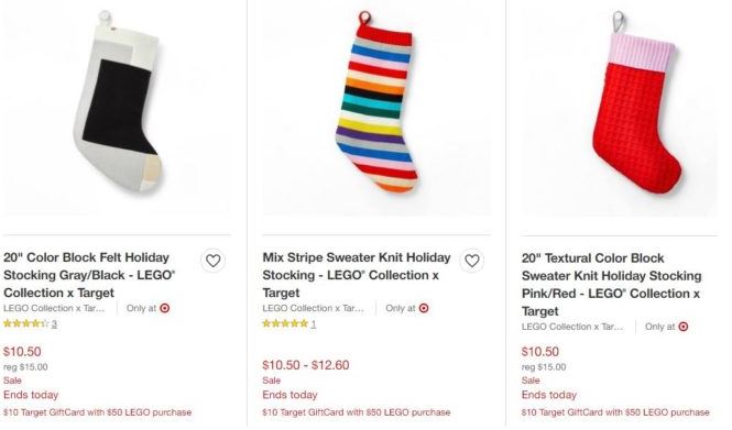 Holiday Stocking Sale at Target
