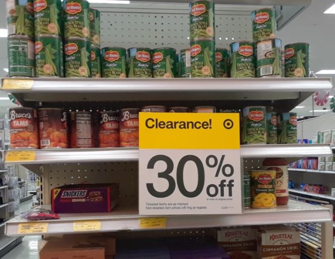 Target Clearance on Del Monte