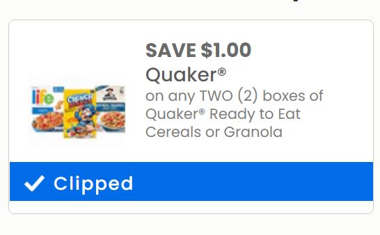 Quaker coupon