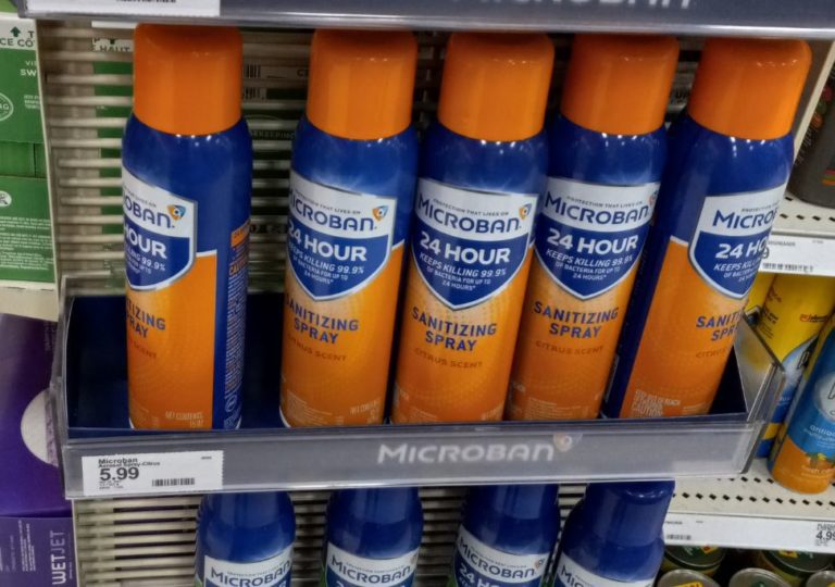 Microban disinfectant sprays