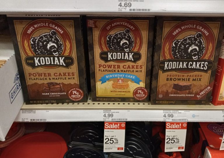Kodiak cakes at Target