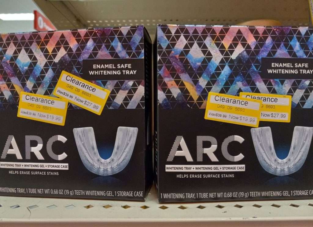 Arc Whitening Clearance at Target