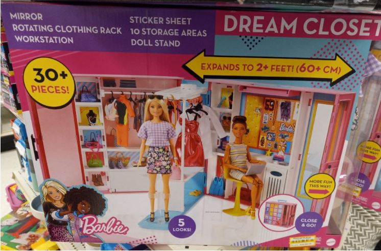 Target Clearance Barbie Dream closet