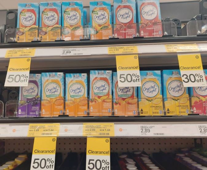 Target Clearance on Crystal Light